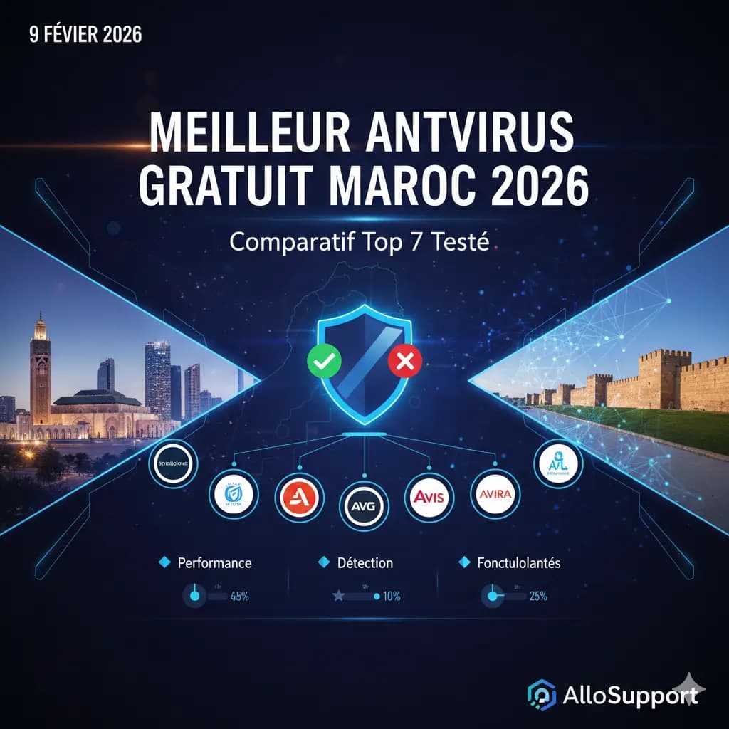 Comparatif meilleurs antivirus gratuits Maroc 2026 - Web Application Firewall et protection