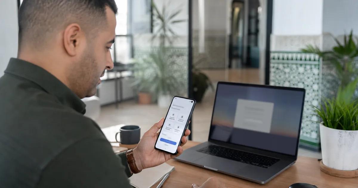 Utilisateur demandant une assistance informatique depuis l’application mobile AlloSupport